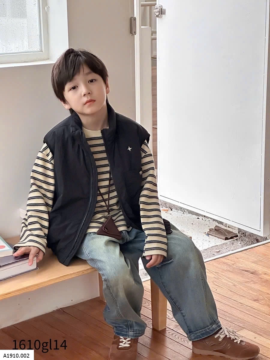 ÁO GILE CHO BÉ AMBB    Giá sỉ 175k