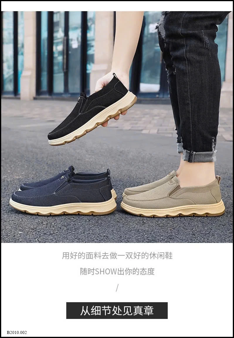 GIÀY VẢI SLIPON NAM Giá sỉ 125k