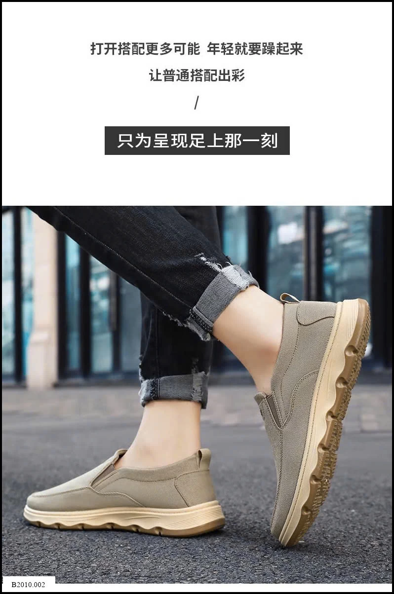 GIÀY VẢI SLIPON NAM Giá sỉ 125k