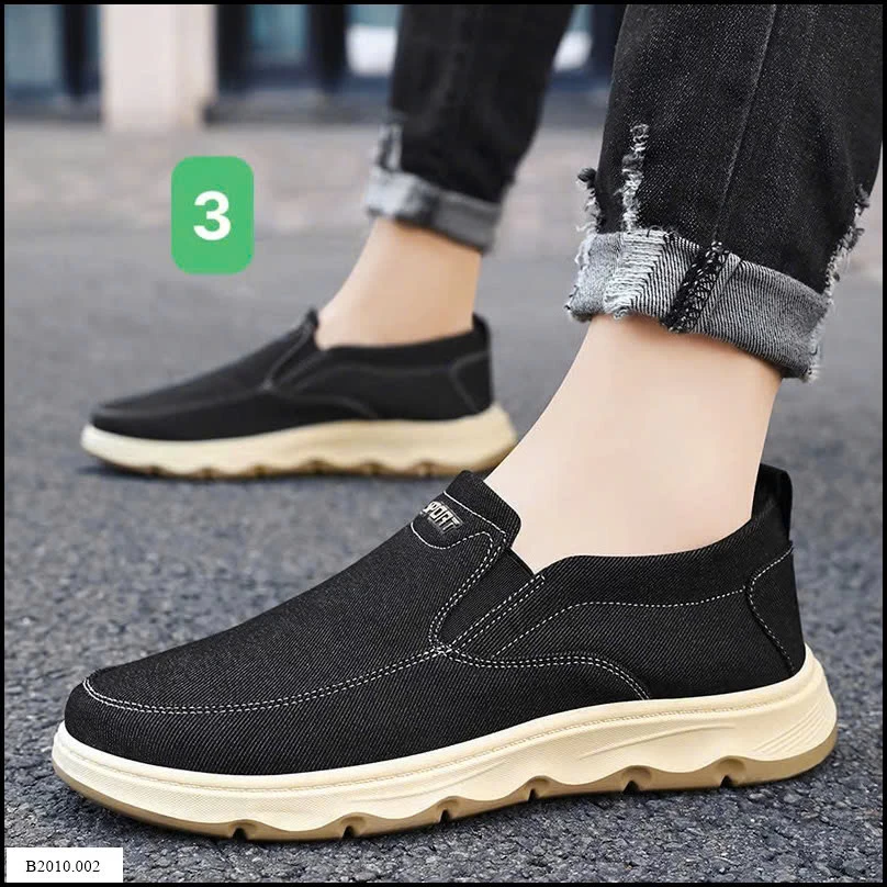 GIÀY VẢI SLIPON NAM Giá sỉ 125k