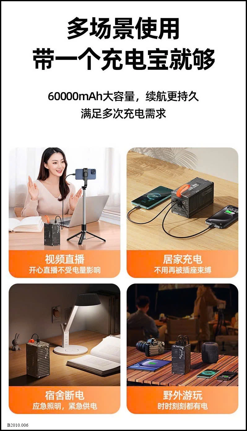 TRẠM SẠC DỰ PHÒNG SẠC NHANH REMAX 60.000M Giá sỉ 617k