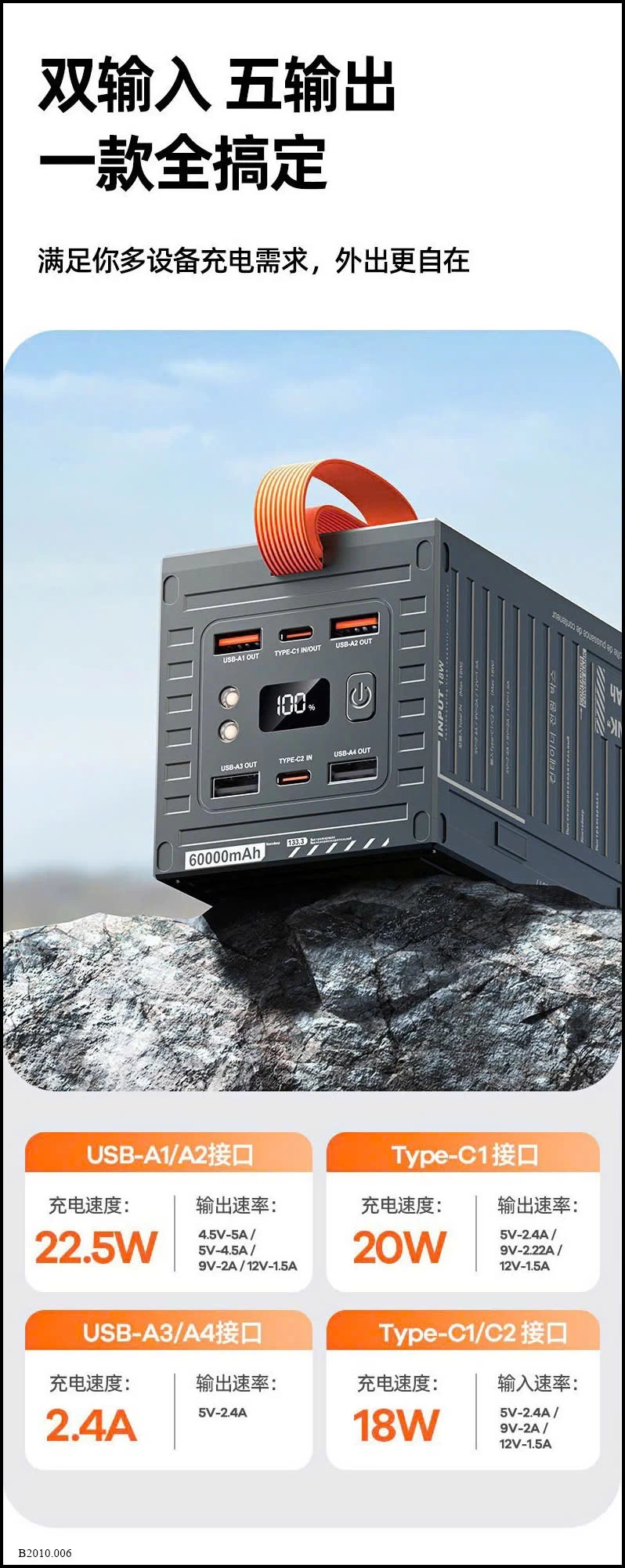 TRẠM SẠC DỰ PHÒNG SẠC NHANH REMAX 60.000M Giá sỉ 617k