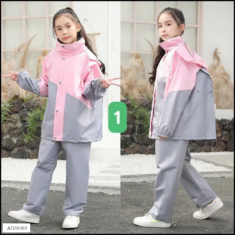 BỘ QUẦN ÁO MƯA TRẺ EM Giá sỉ 200k