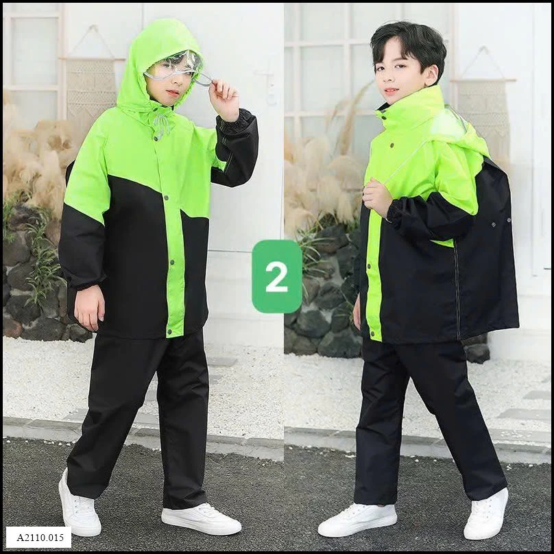 BỘ QUẦN ÁO MƯA TRẺ EM Giá sỉ 200k