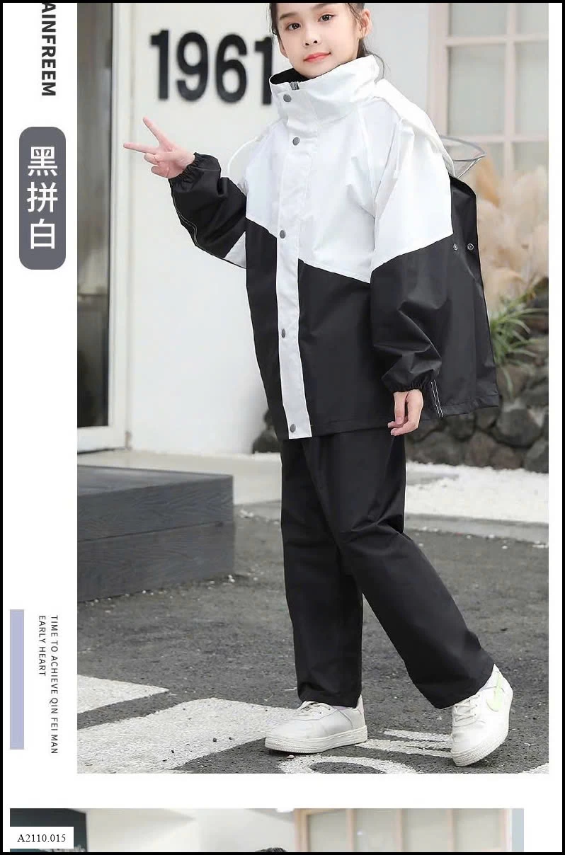 BỘ QUẦN ÁO MƯA TRẺ EM Giá sỉ 200k