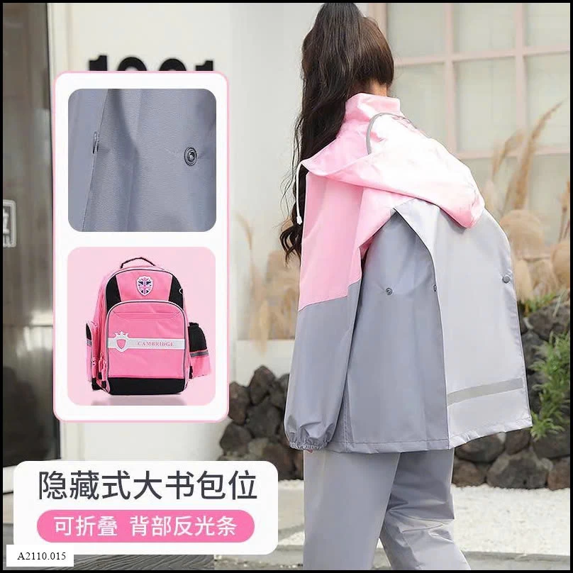 BỘ QUẦN ÁO MƯA TRẺ EM Giá sỉ 200k