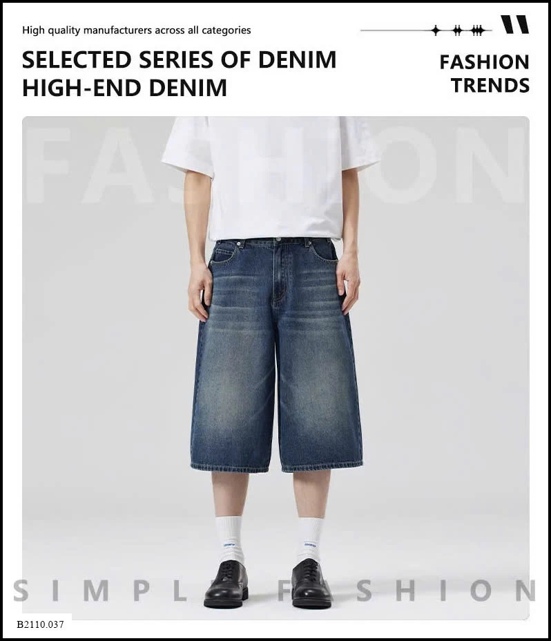 QUẦN JEANS LỠ BẠC MÀU NAM Giá sỉ 220k