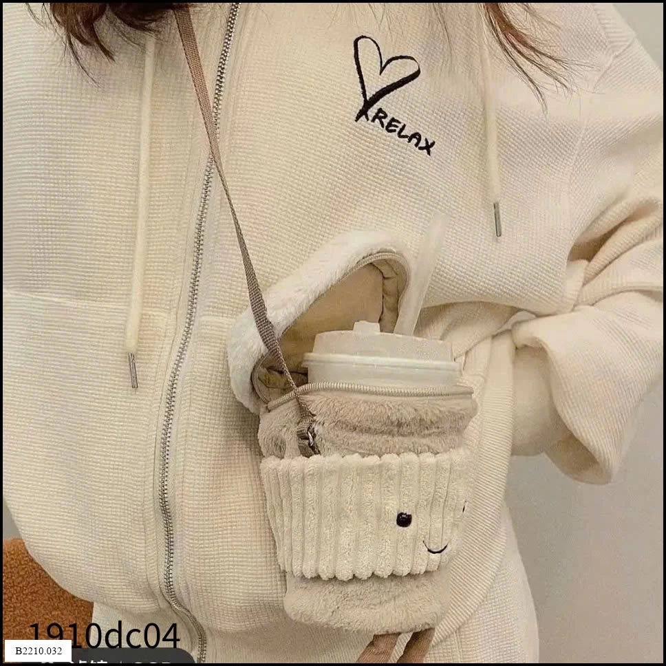 TTÚI ĐỰNG CỐC NƯỚC HÌNH BÁNH MUFFIN Giá sỉ 105k