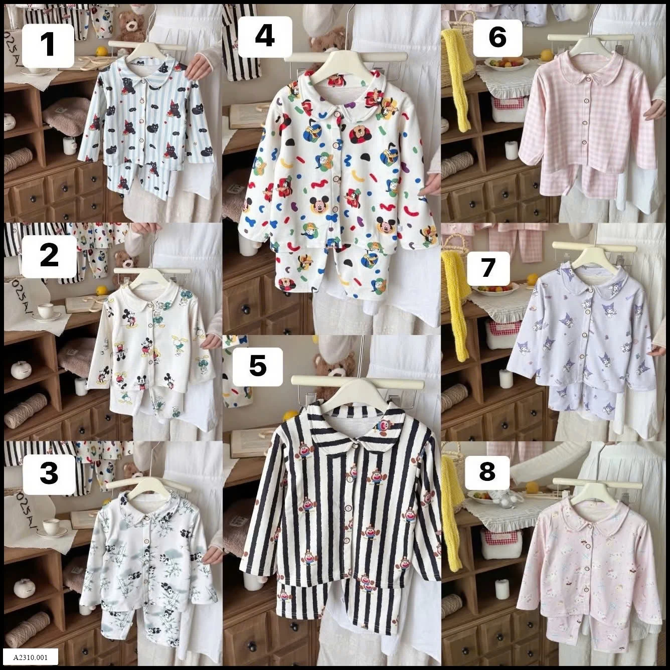 SET PIJAMA CỔ TRÒN QCCC  Giá sỉ 80-120   100k 130-160   123k