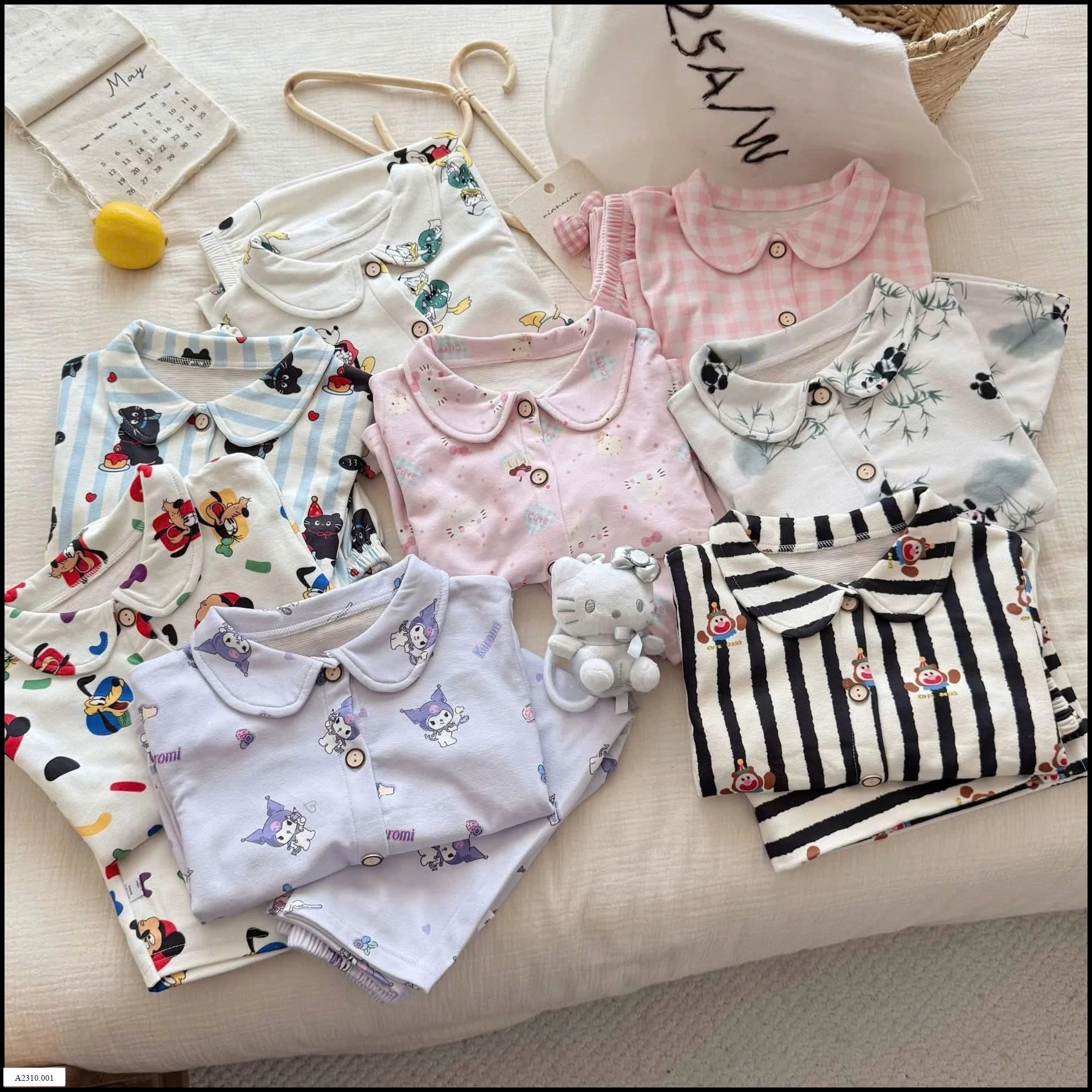 SET PIJAMA CỔ TRÒN QCCC  Giá sỉ 80-120   100k 130-160   123k