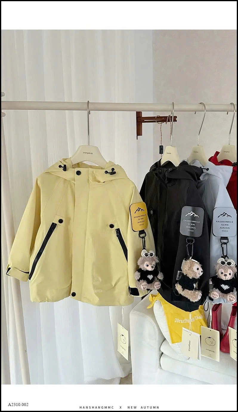 ÁoO KHOÁC GIÓ CUTE CHO BÉ  Giá sỉ 240k