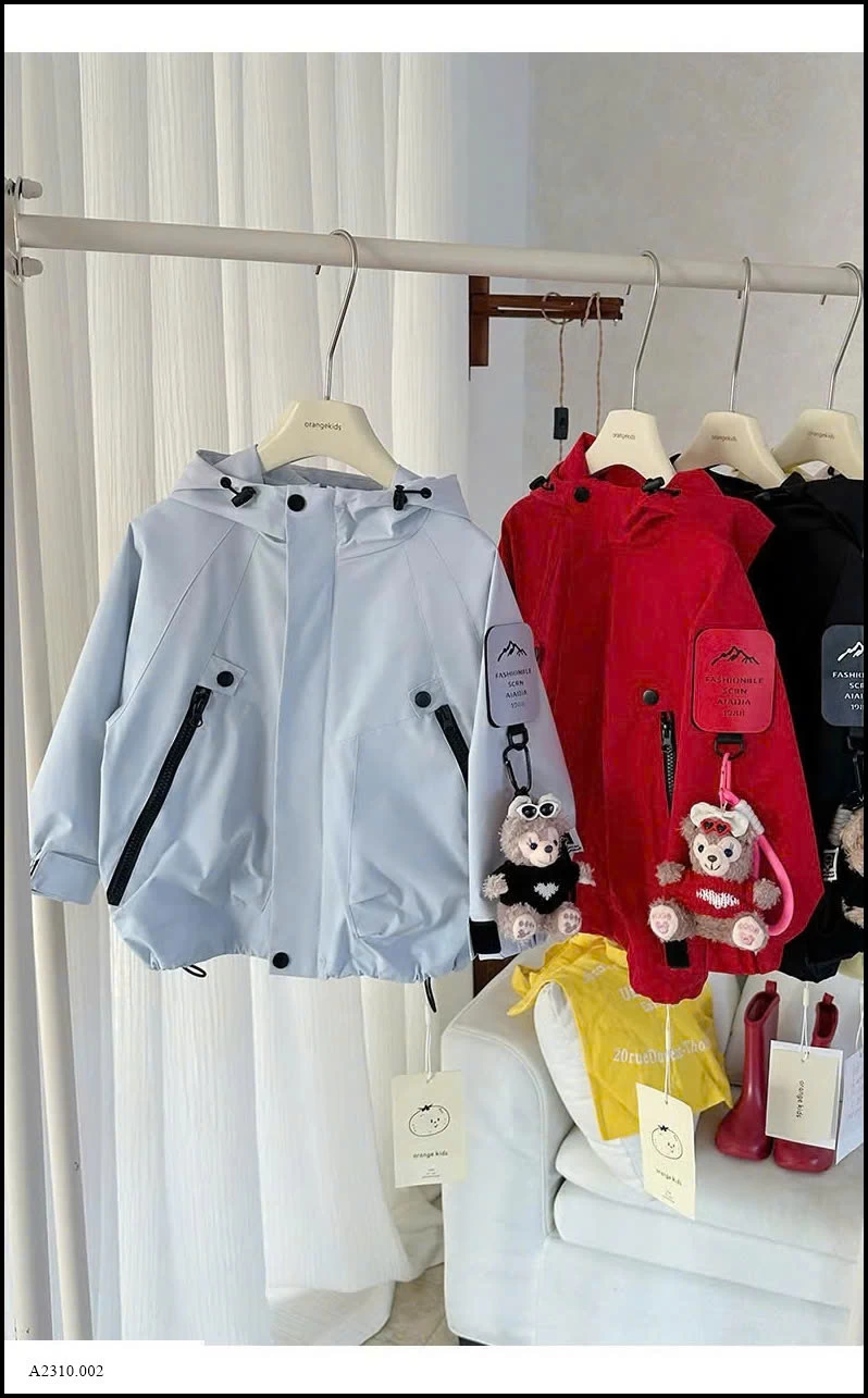 ÁoO KHOÁC GIÓ CUTE CHO BÉ  Giá sỉ 240k