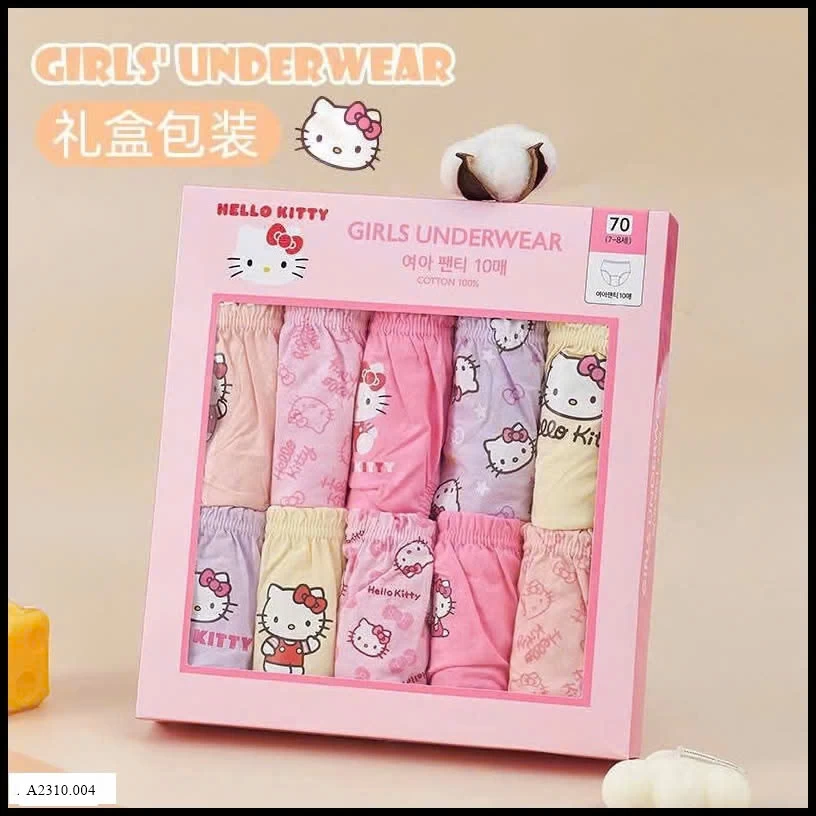 S Set 10 quần chip bé trai bé gái  Giá sỉ 144k/set