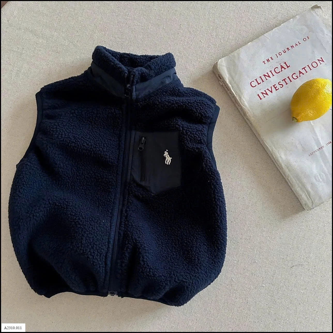 ÁO GILE LÔNG CỪU CHO BÉ  Giá sỉ 125k