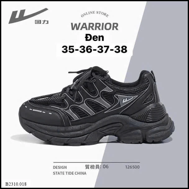 GIÀY WARRIOR ĐẾ CAO   Giá sỉ 180k