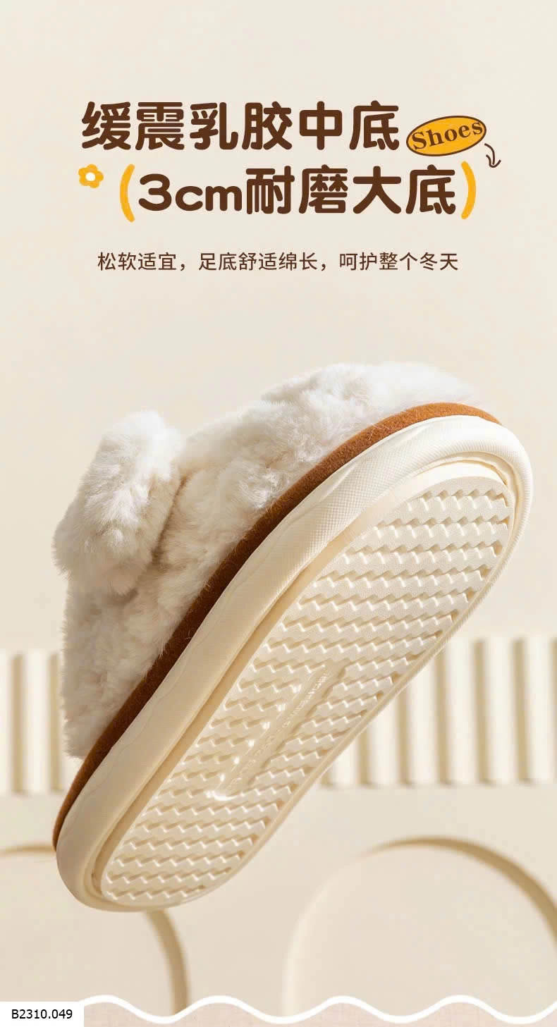 Dép bông hình cún siêu đáng yêu  Giá sỉ 70k