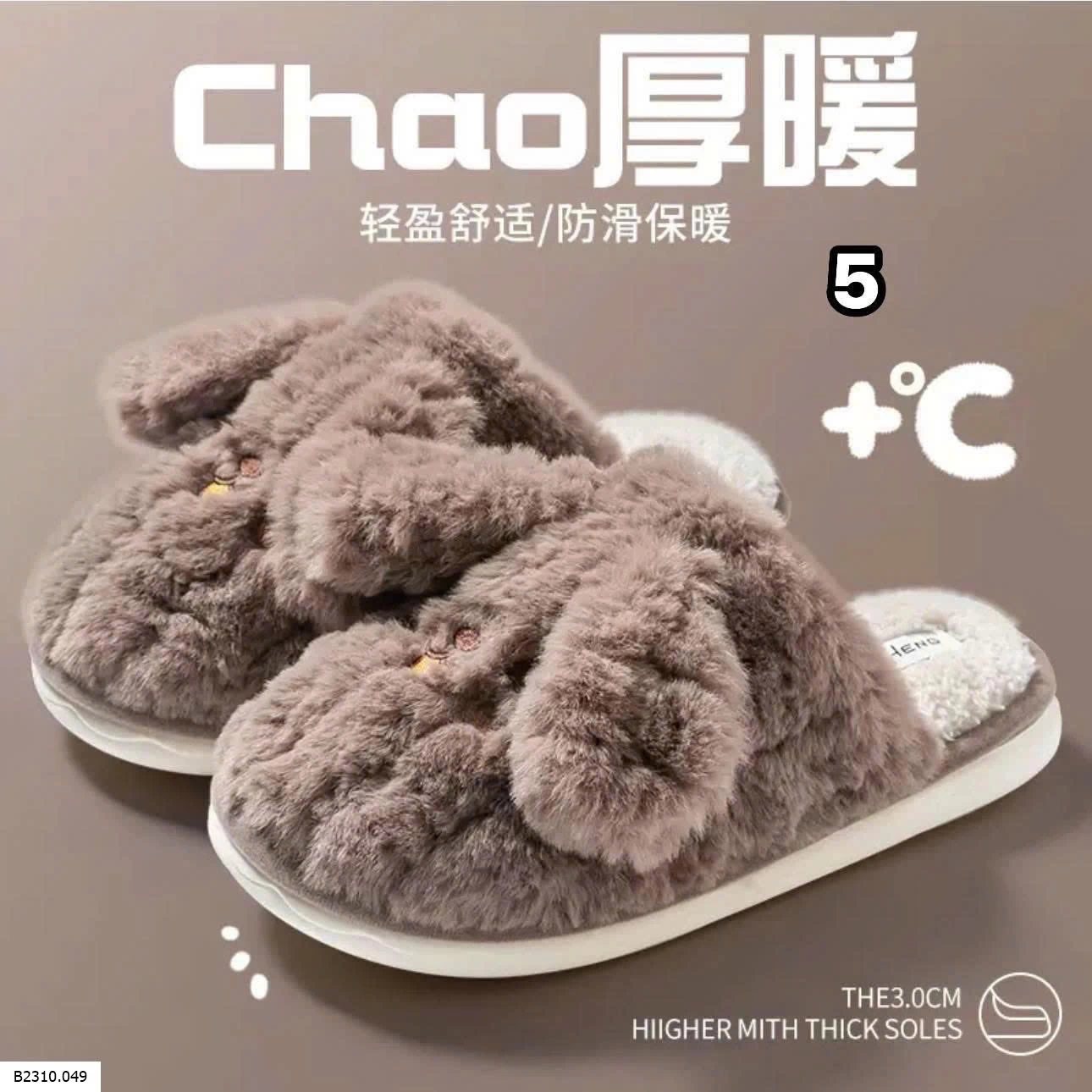 Dép bông hình cún siêu đáng yêu  Giá sỉ 70k