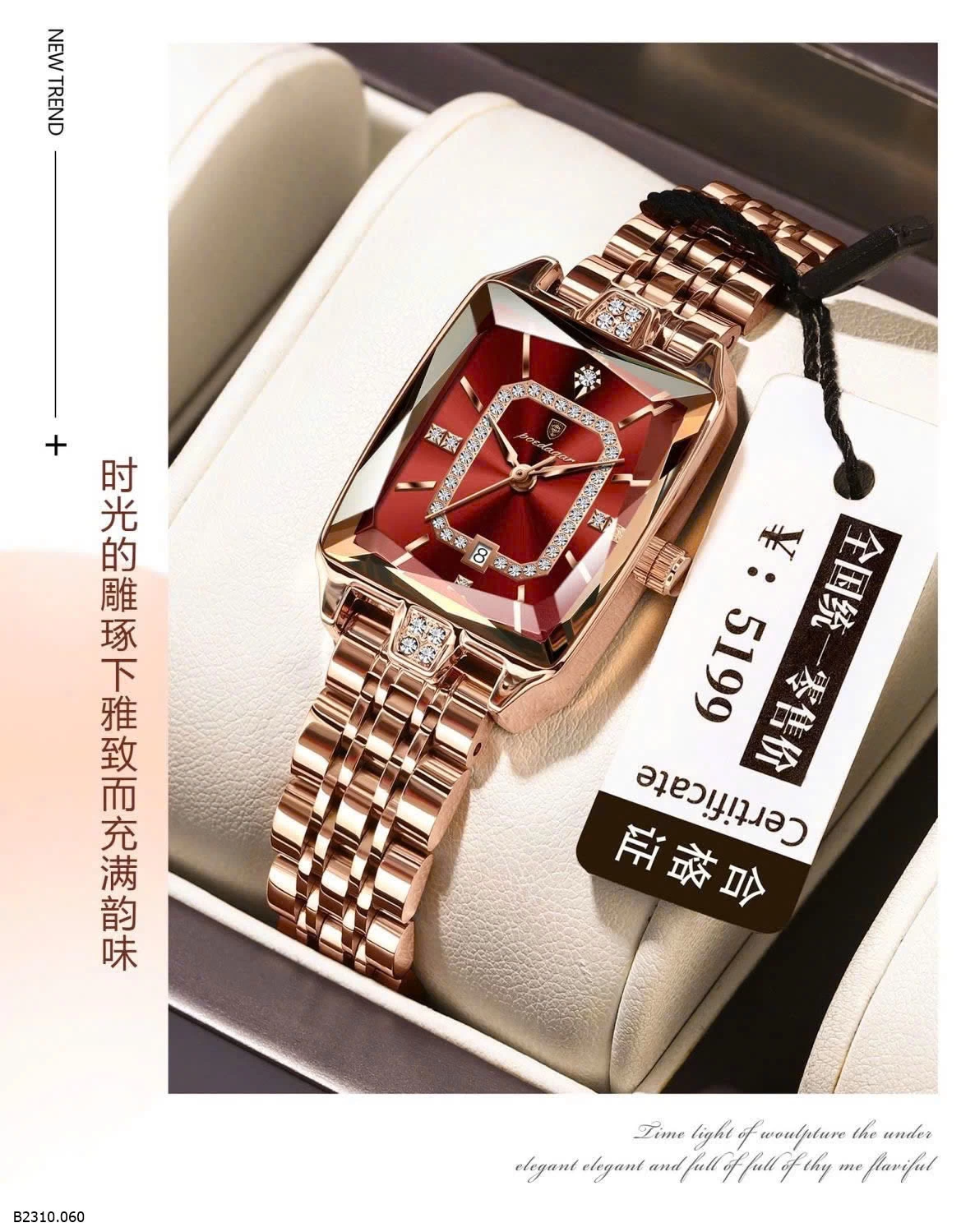 Đồng hồ poedagar 785 nữ full   Giá sỉ 279k