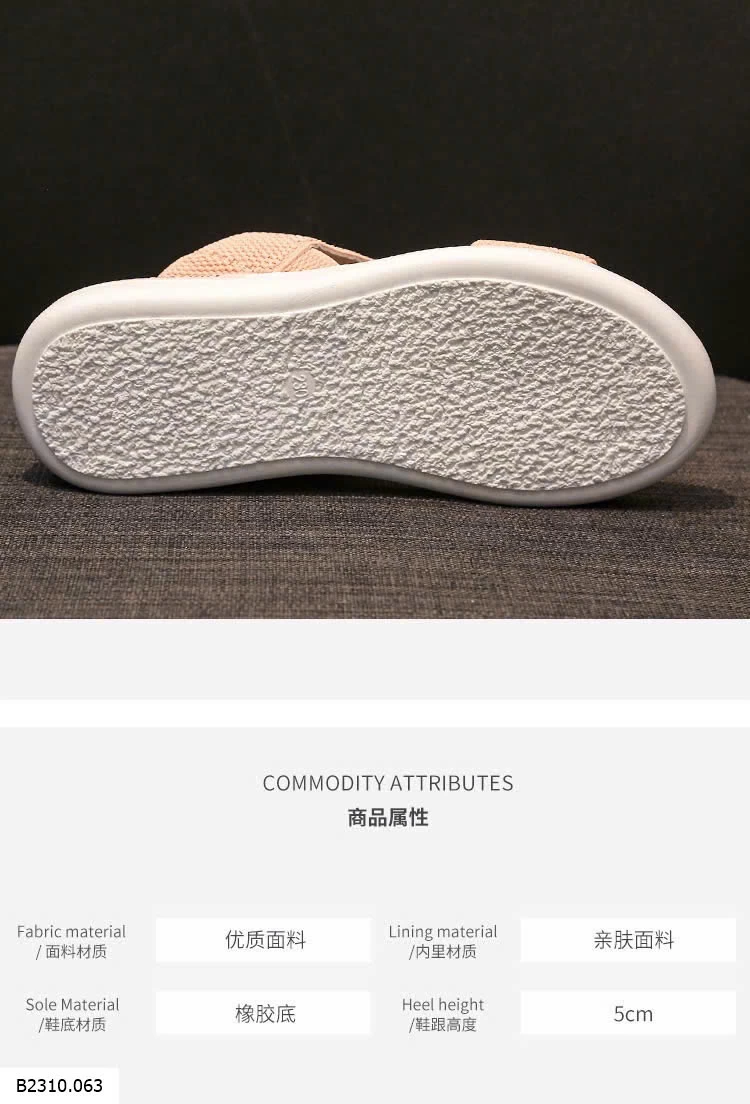 DÉP SANDAL QUAI NGANG CHO NỮ   Giá sỉ 100k