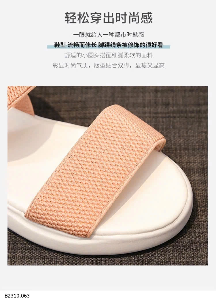 DÉP SANDAL QUAI NGANG CHO NỮ   Giá sỉ 100k