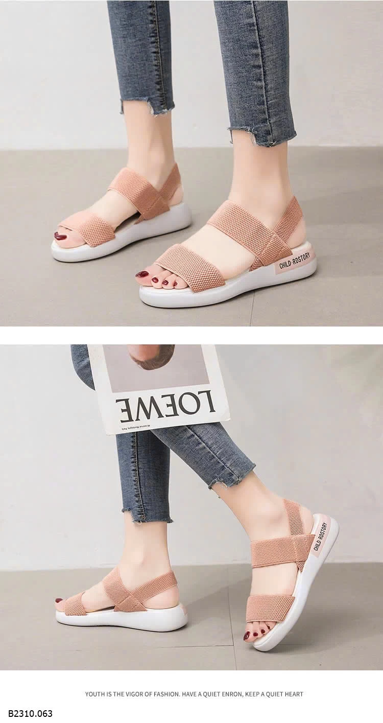DÉP SANDAL QUAI NGANG CHO NỮ   Giá sỉ 100k