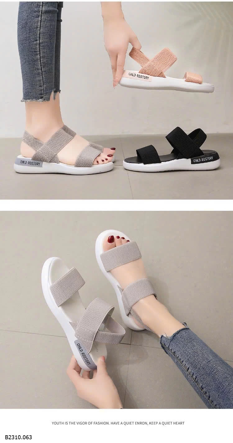 DÉP SANDAL QUAI NGANG CHO NỮ   Giá sỉ 100k