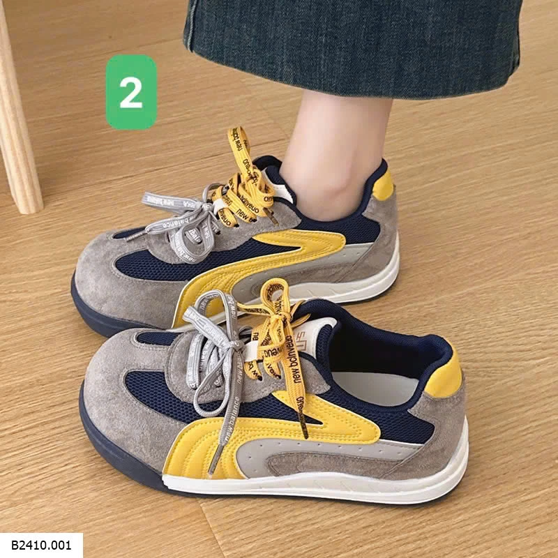 GIÀY THỂ THAO ĐẾ BÁNH MỲ PHỐI MÀU  Giá sỉ 155k