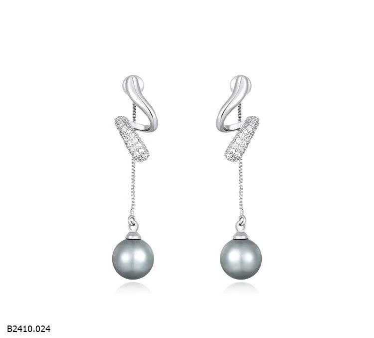 Hoa tai bạc S925 hãng Lnieer   Giá sỉ 110k