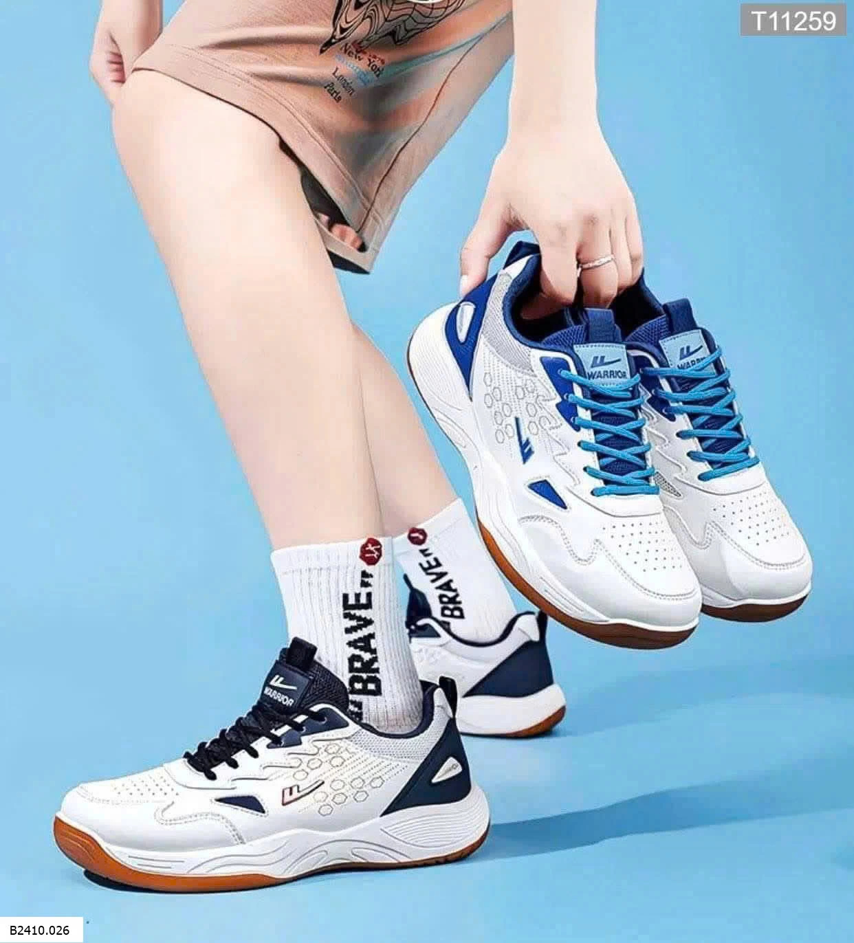 GIÀY CẦU LÔNG – PICKLEBALL NAM WARRIOR  Giá sỉ 290k