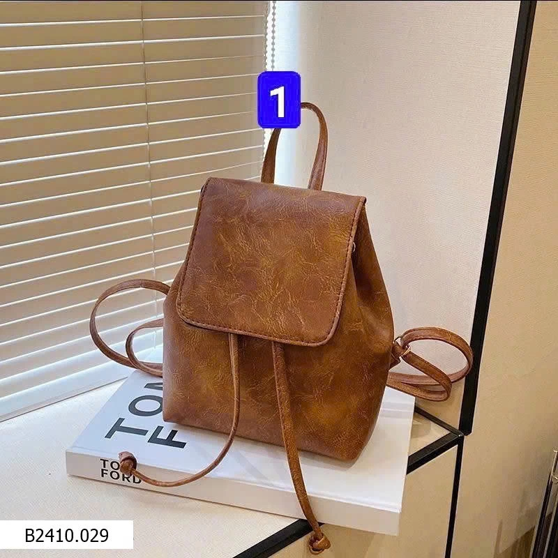 BALO DA MINI NỮ PHỐI DÂY RÚT CỰC XINH  Giá sỉ 65k