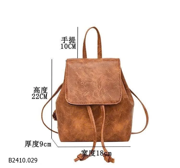 BALO DA MINI NỮ PHỐI DÂY RÚT CỰC XINH  Giá sỉ 65k