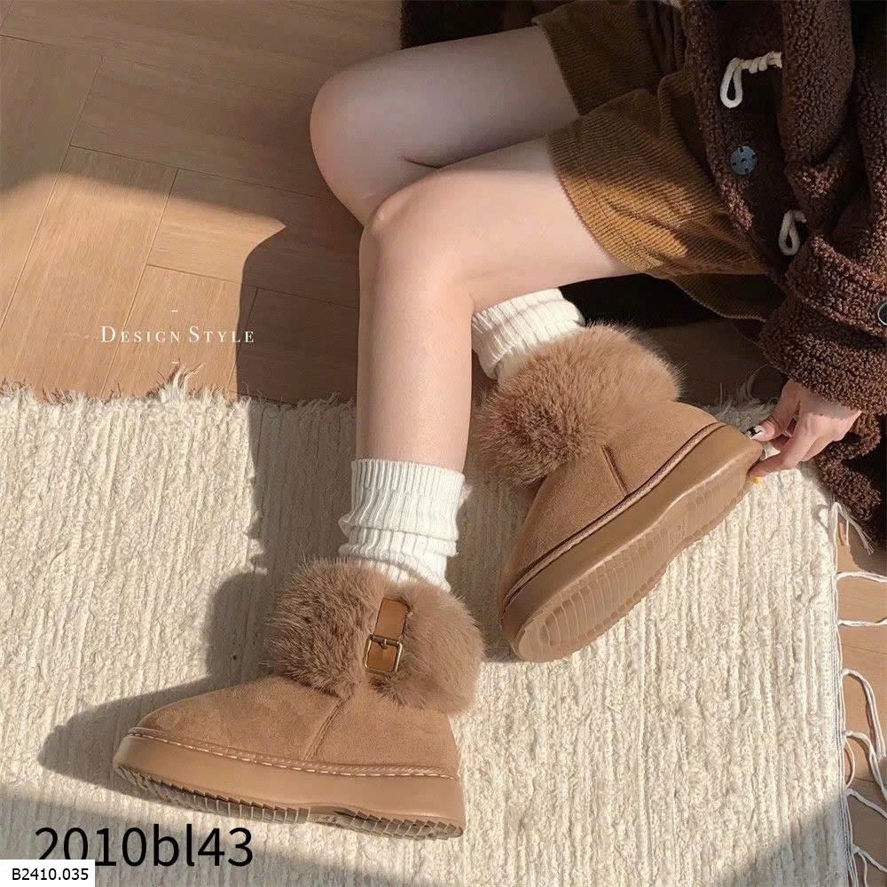 BOOT LÔNG DA LỘN CHO NỮ  Giá sỉ 185k