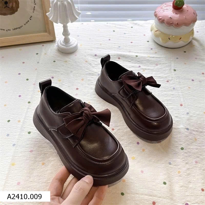 GIÀY LOAFER NƠ XINH CHO BÉ GÁI  Giá sỉ 25-26: 130k      27-31: 140k      32-35: 155k