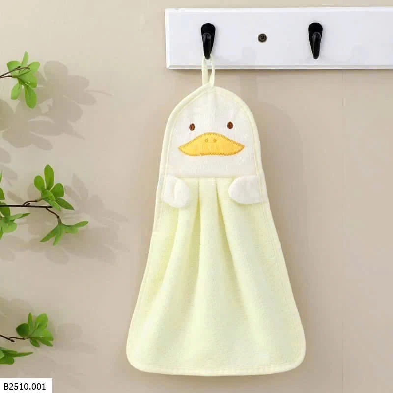 SET 6 KHĂN LAU TAY HÌNH VỊT VÀNG, CHIM CÁNH CỤT KUTEE  Giá sỉ 70k/s