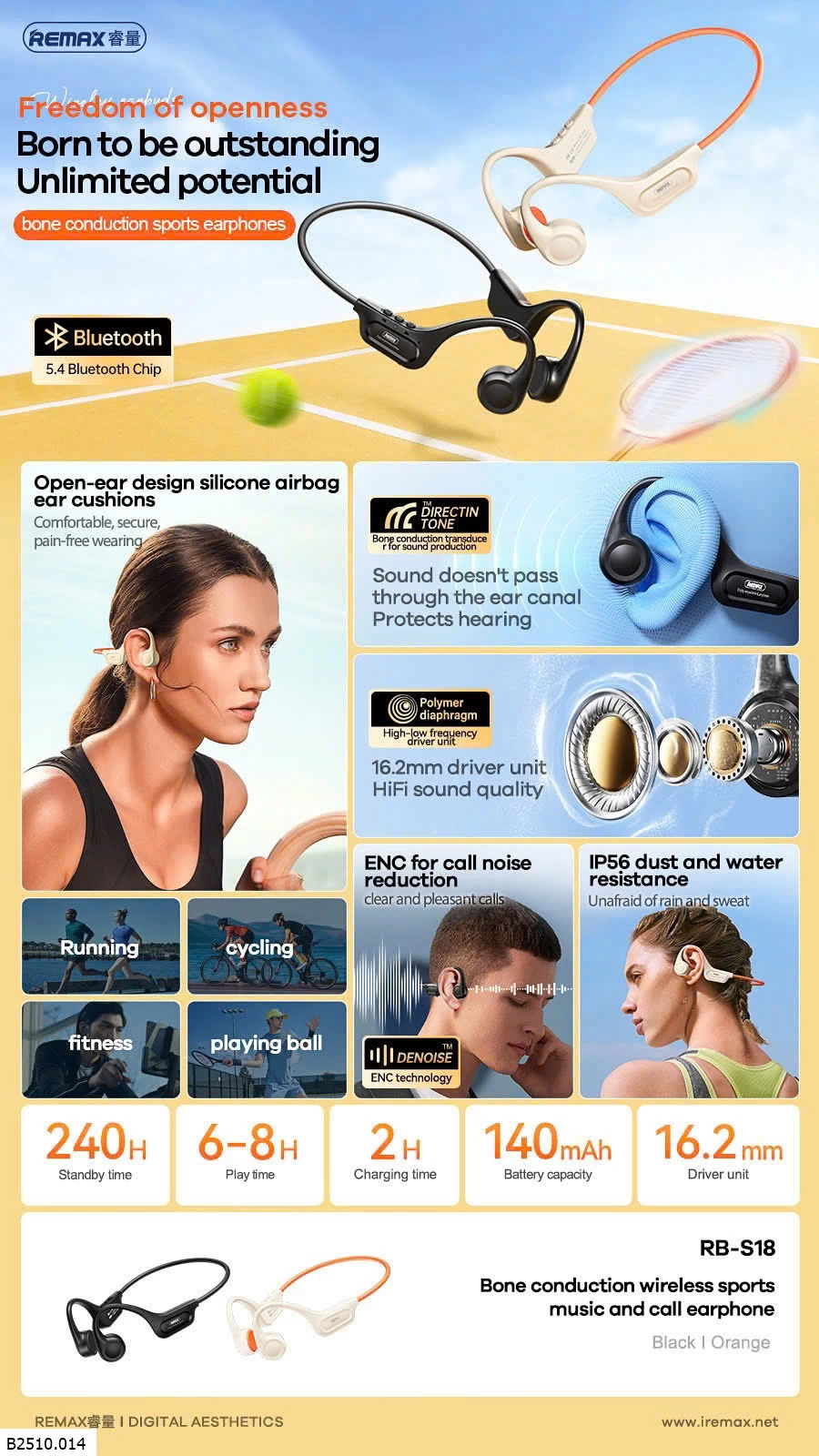 TAI NGHE THỂ THAO REMAX RBS18   Giá sỉ 310k