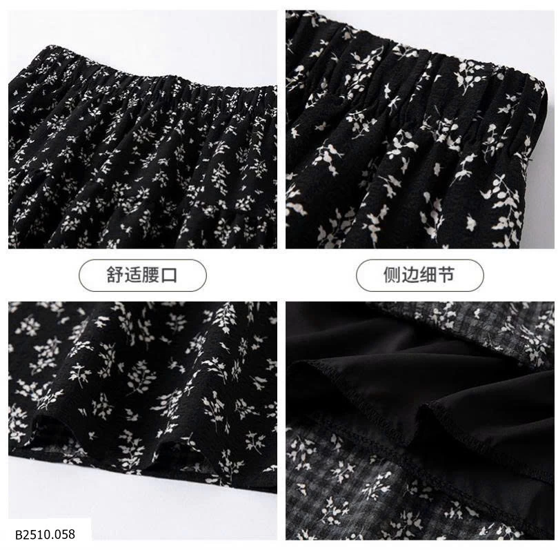 CHÂN VÁY DÁNG DÀI HOA NHÍ   Giá sỉ 108k