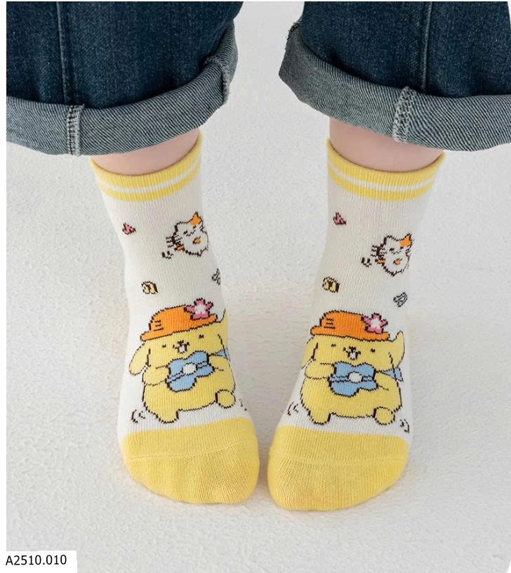 SET 5 ĐÔI TẤT HOẠT HÌNH CHO BÉ   Giá sỉ #57k/ set 5 đôi