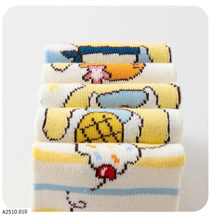SET 5 ĐÔI TẤT HOẠT HÌNH CHO BÉ   Giá sỉ #57k/ set 5 đôi