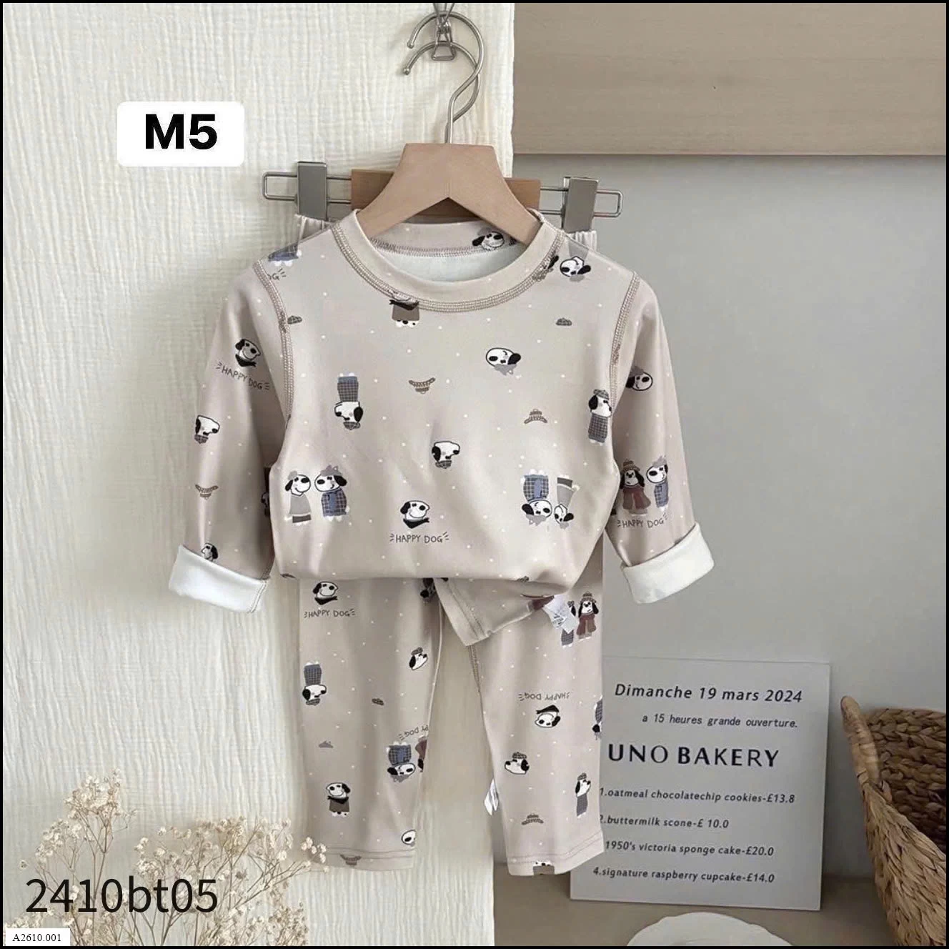BỘ MẶC NHÀ THU ĐÔNG CHO BÉ  Giá sỉ 75k/bộ