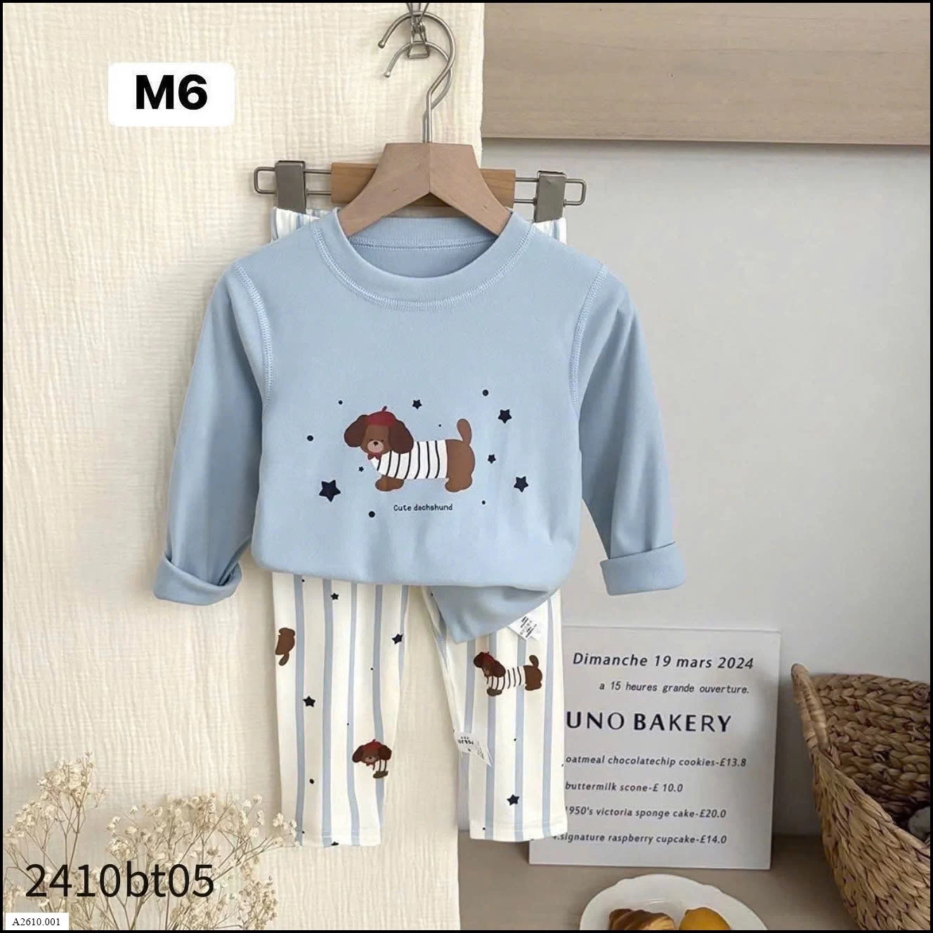 BỘ MẶC NHÀ THU ĐÔNG CHO BÉ  Giá sỉ 75k/bộ