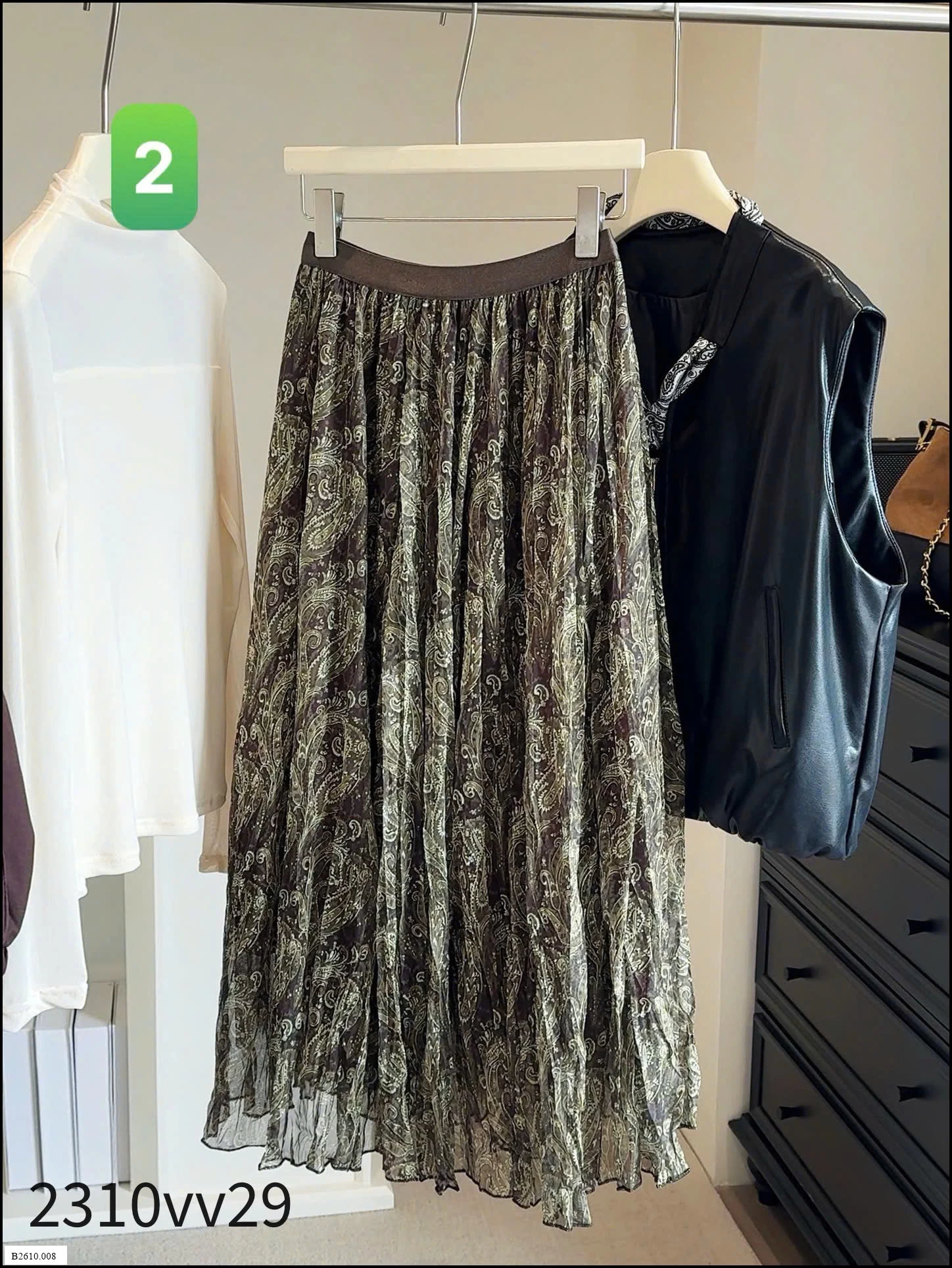 CHÂN VÁY VOAN ANNA   Giá sỉ 195k