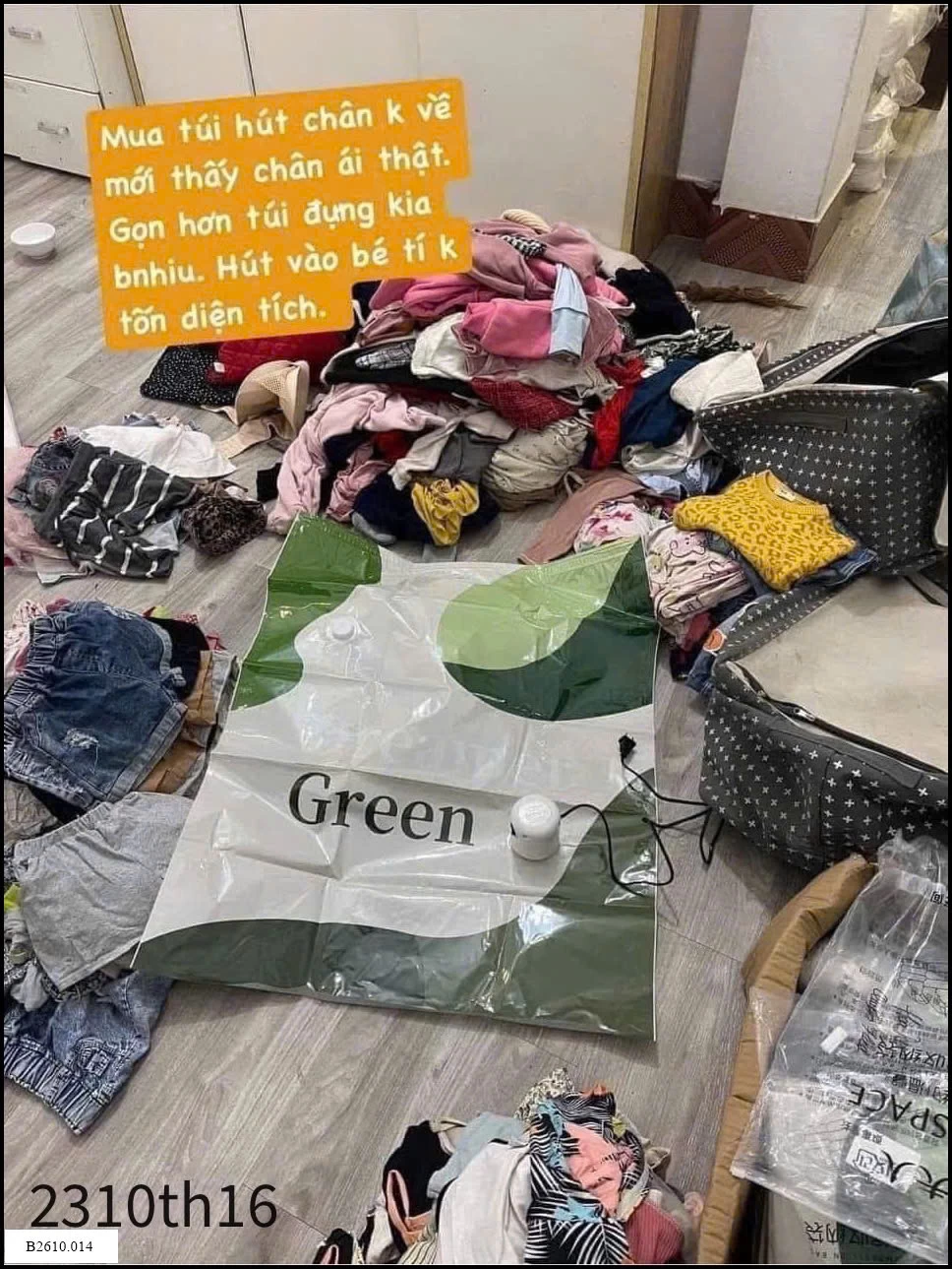 SET TÚI HÚT CHÂN KHÔNG ĐỰNG CHĂN MÀN - QUẦN ÁO  Giá sỉ 155k/set