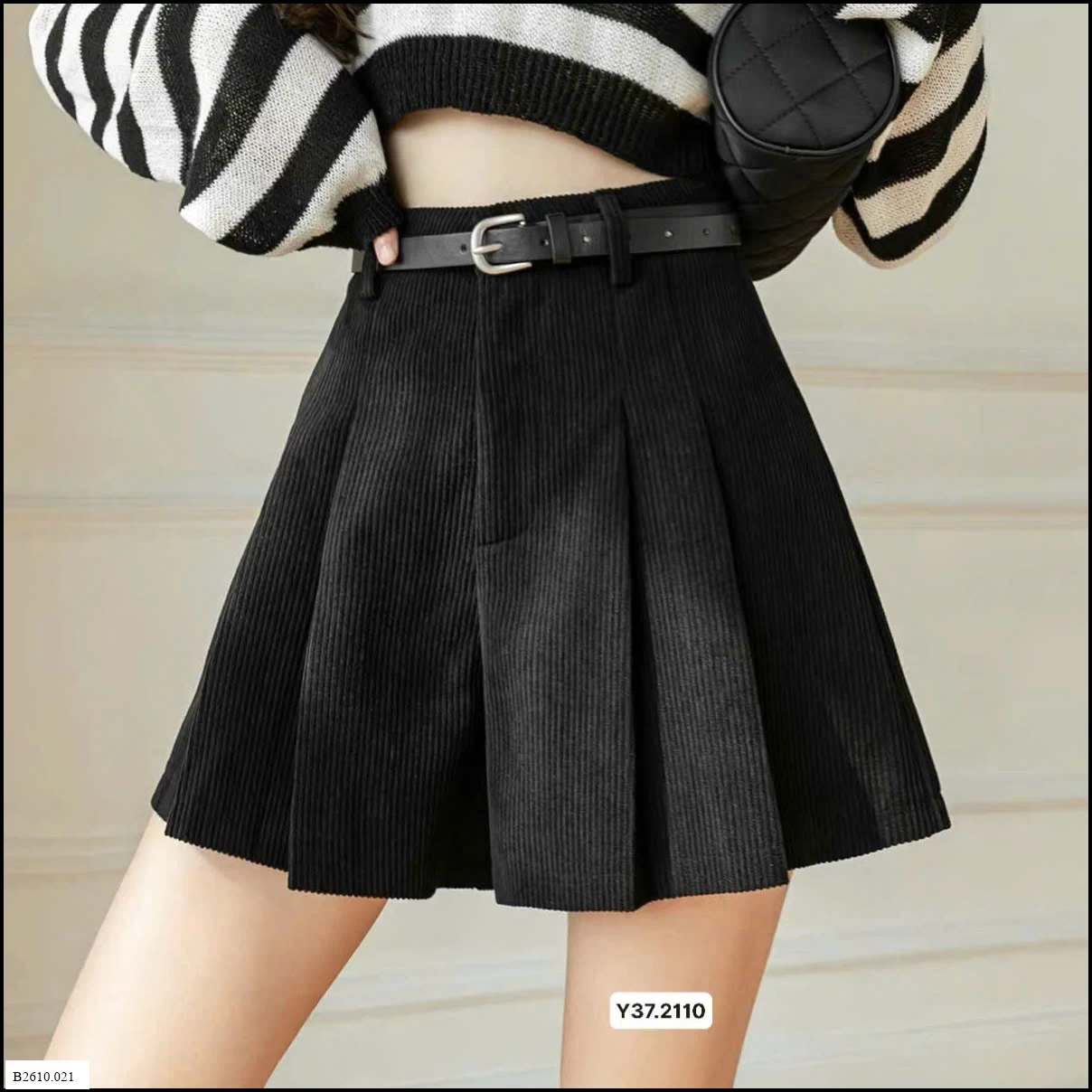 QUẦN SHORT XẾP LY GIẢ VÁY CHO NỮ  Giá sỉ 95k