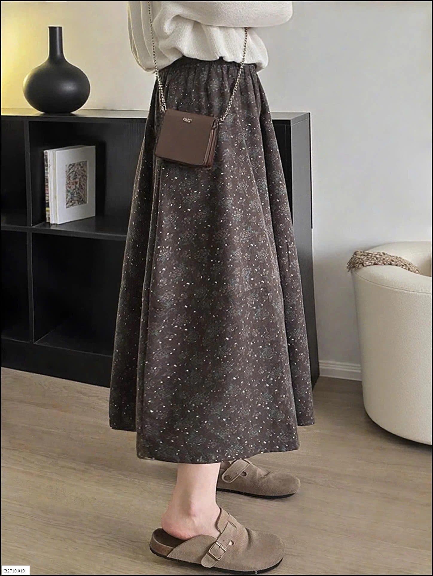 CHÂN VÁY DÀI CẠP CHUN Giá sỉ 170k