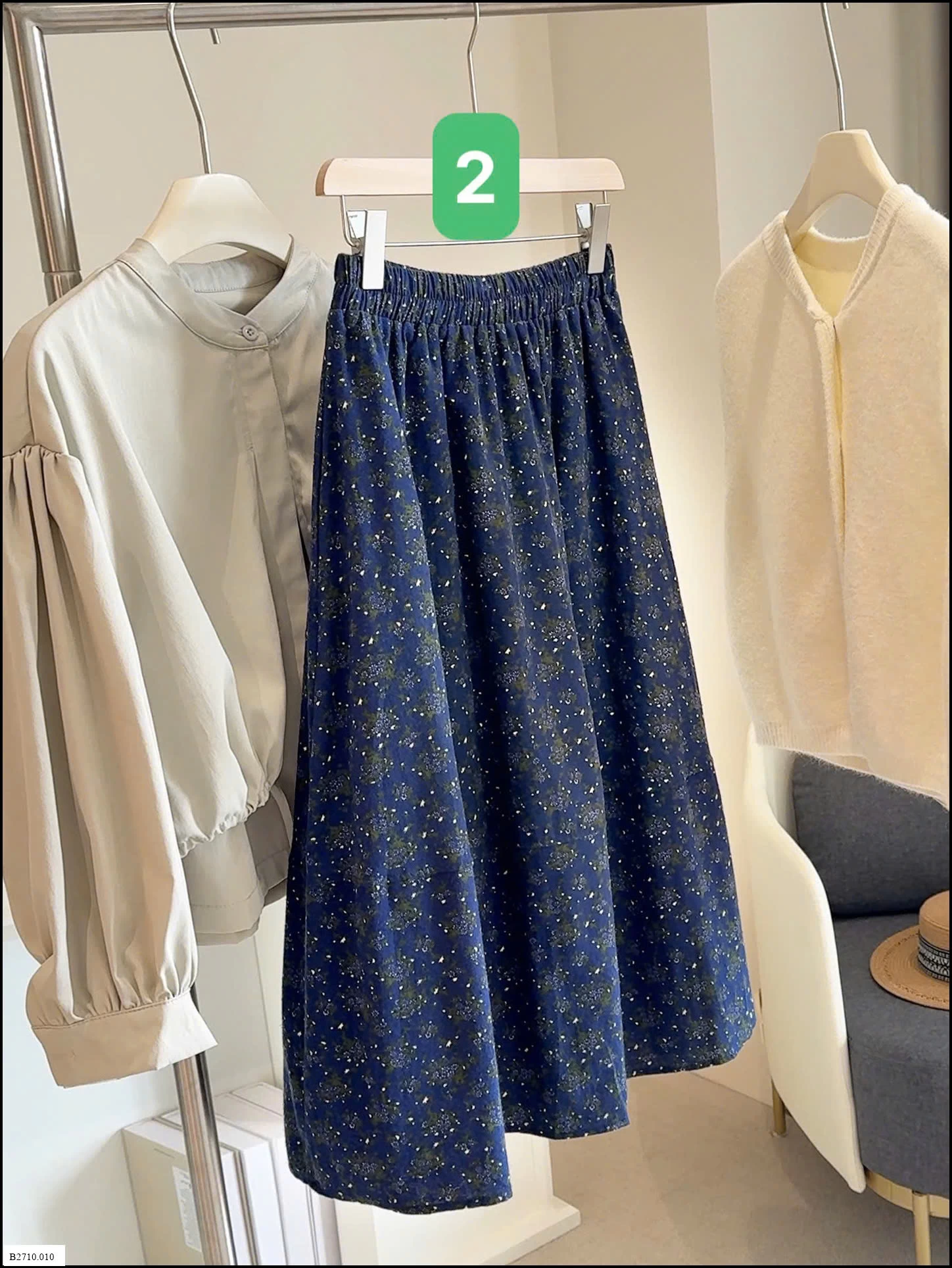 CHÂN VÁY DÀI CẠP CHUN Giá sỉ 170k