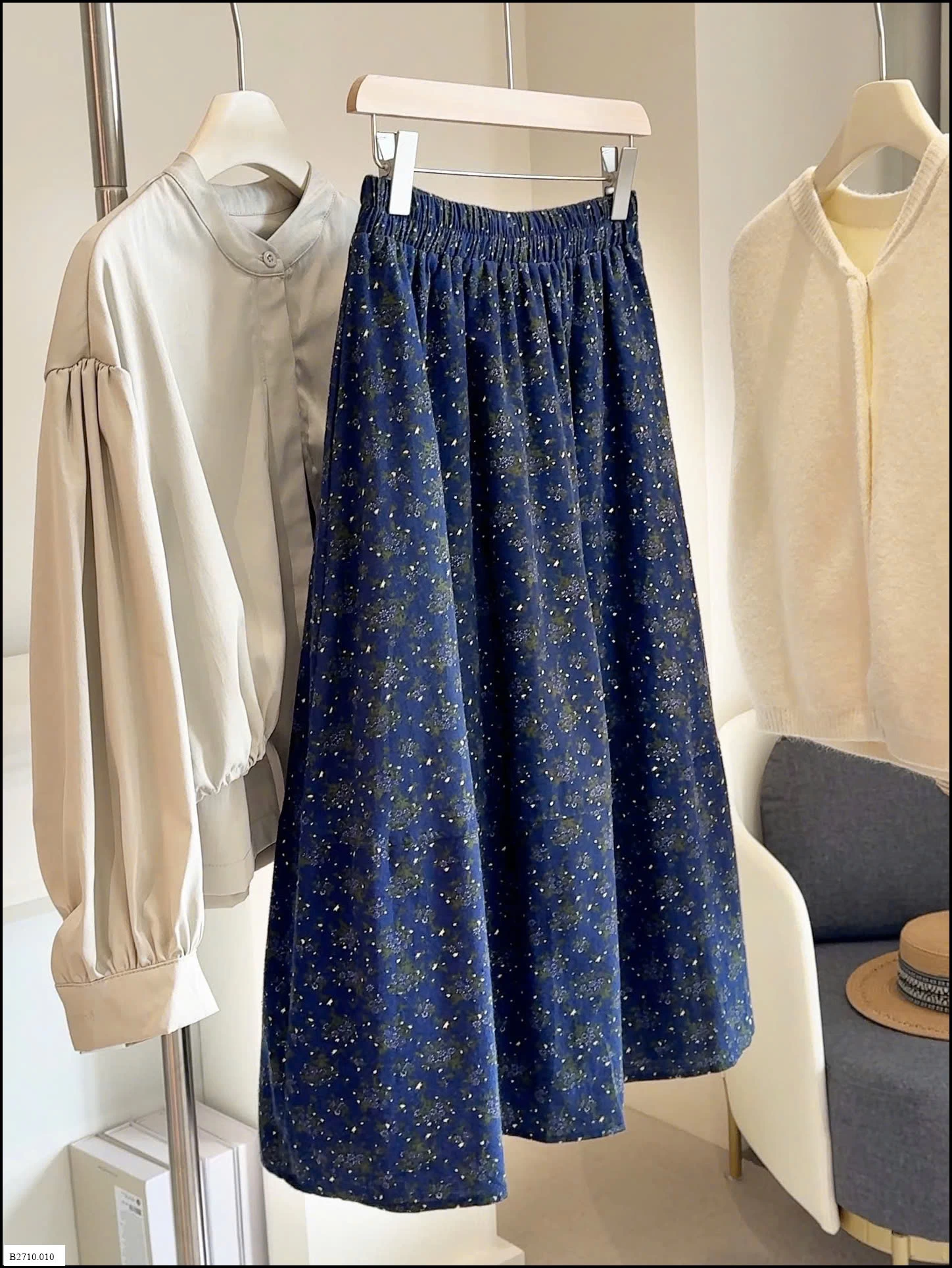 CHÂN VÁY DÀI CẠP CHUN Giá sỉ 170k