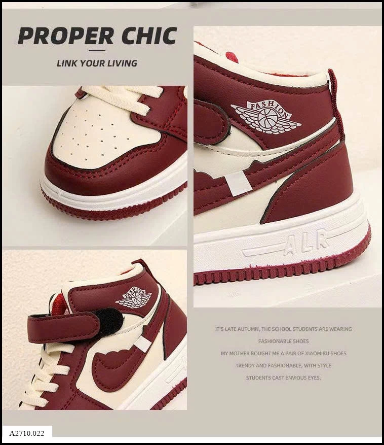 GIÀY THỂ THAO CAO CỔ BÉ Giá sỉ 169K