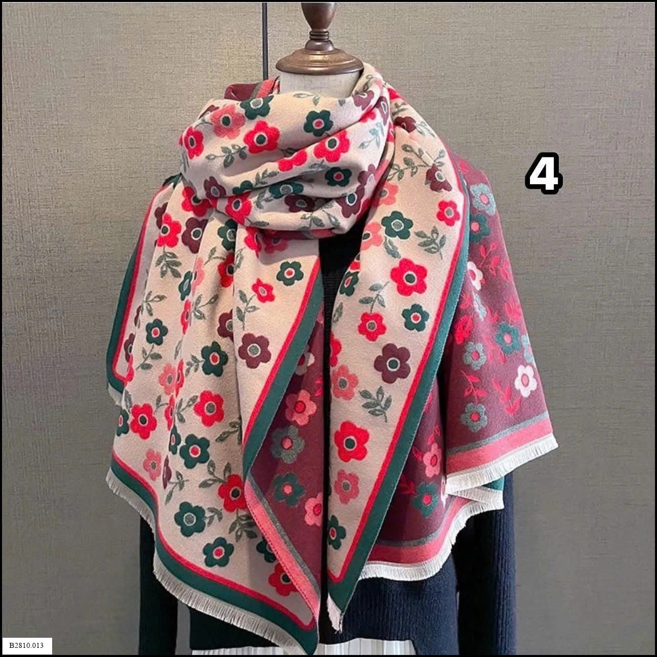 Khăn choàng hoa xinh xắn  Giá sỉ 95k