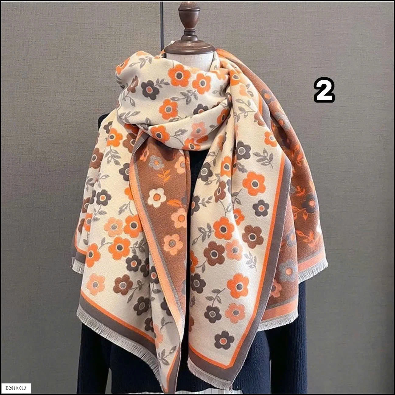 Khăn choàng hoa xinh xắn  Giá sỉ 95k