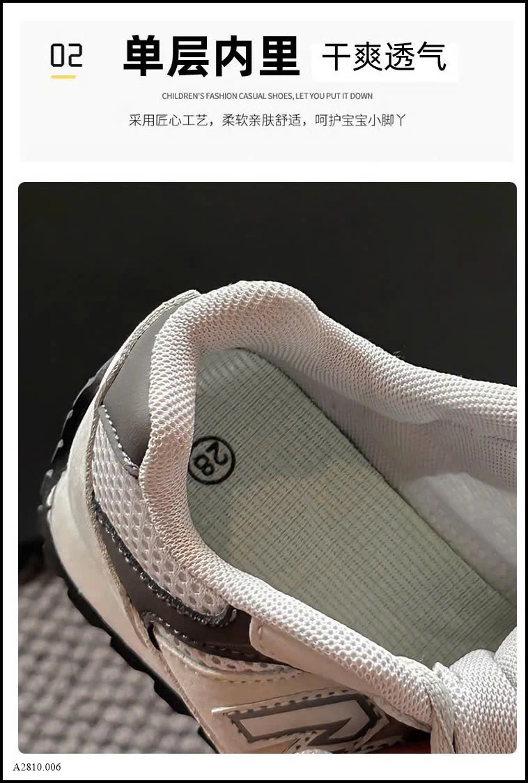 GIÀY THỂ THAO CHỮ N Giá sỉ sz 26-31: 157k  sz 32-36: 166k